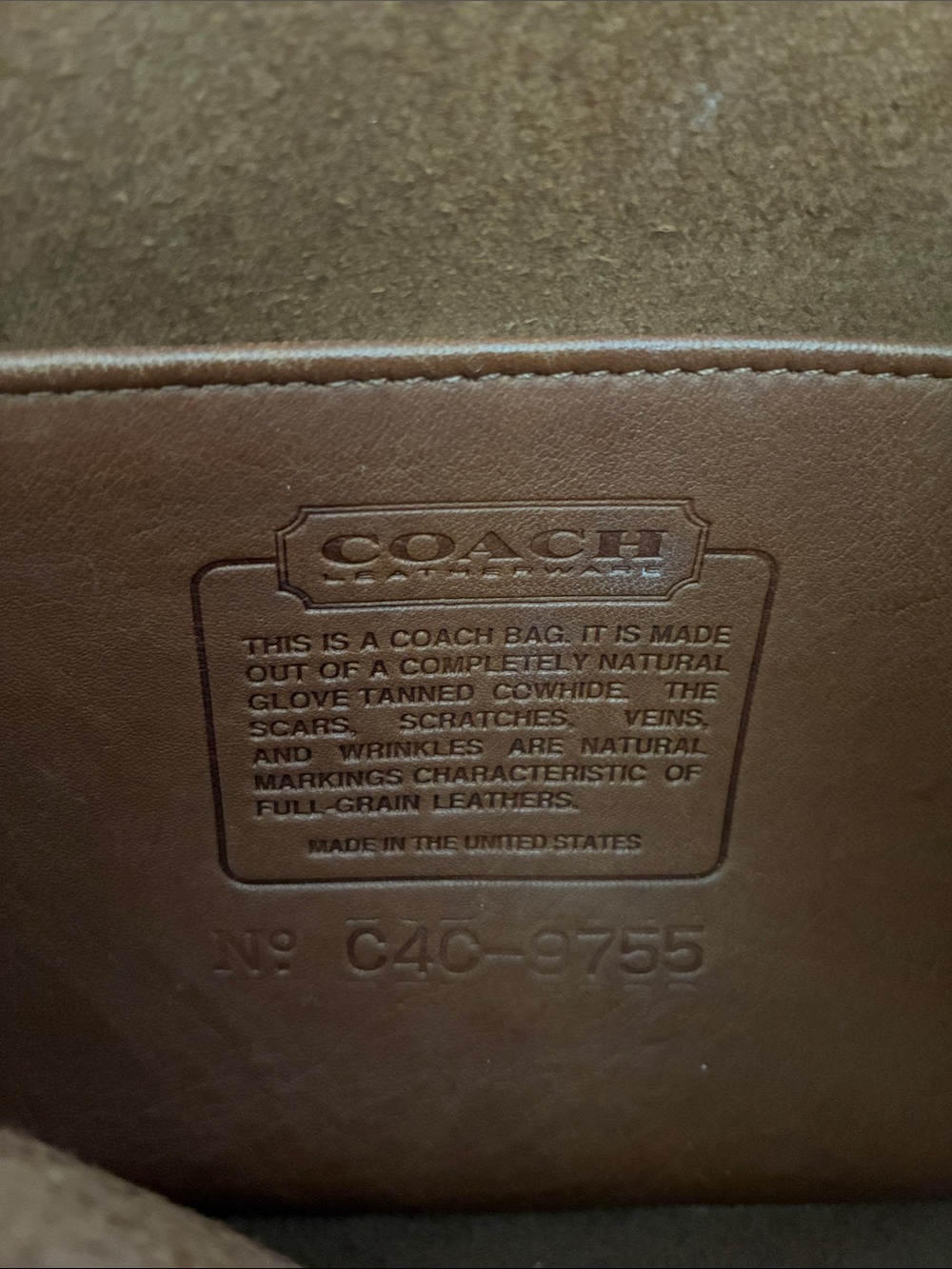 Vintage Coach Pocket Purse in British Tan - Picture 13 of 14